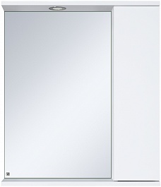 Misty Зеркальный шкаф Лира 50 R белый – фотография-1